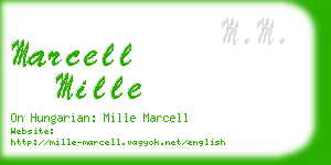 marcell mille business card